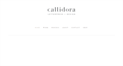 Desktop Screenshot of callidoradesign.com