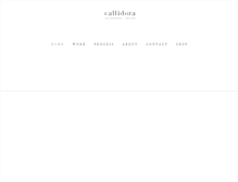 Tablet Screenshot of callidoradesign.com